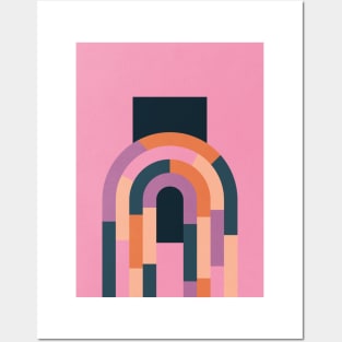 Modern Retro - Colorful Lines Posters and Art